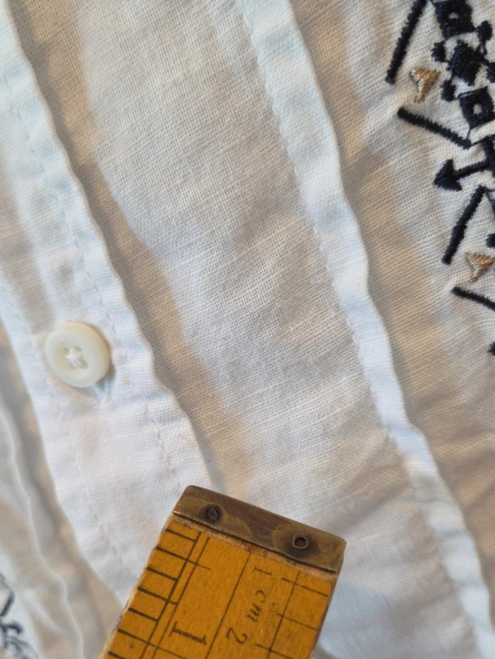 Gymboree Boys Guayabera Linen Cotton Button Down Short Sleeve